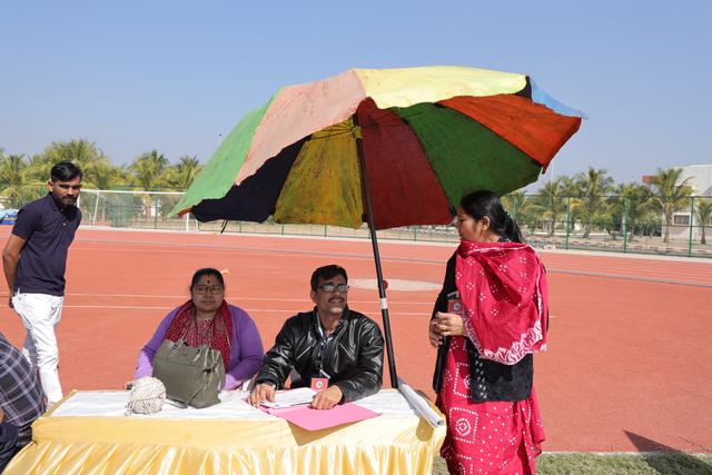 બોચિયા મેદાન પર સ્કોરિંગ ટેબલ